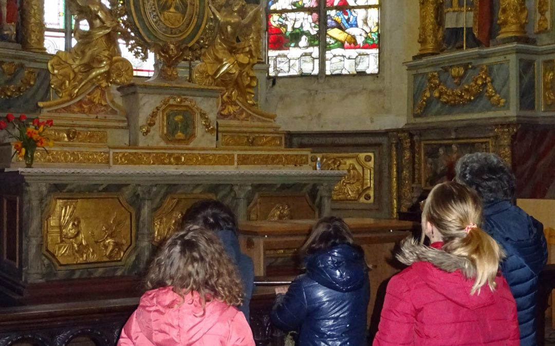 Visite de l’enclos paroissial de La Martyre en CM